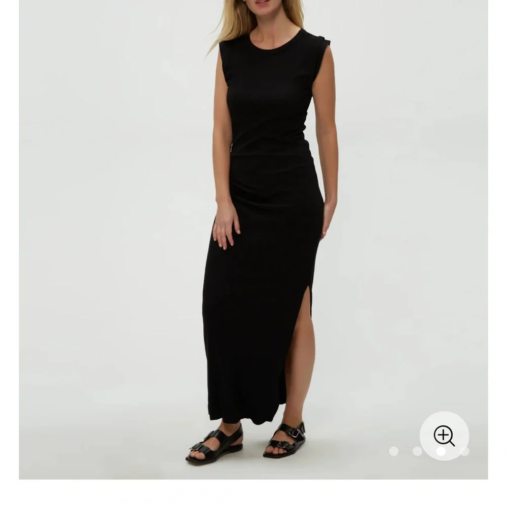 Michael Stars Calliope Power Shoulder Maxi Dress - Picture 6 of 6